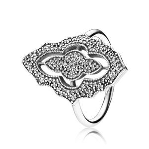 NWOT Pandora Sparkling Lace Ring